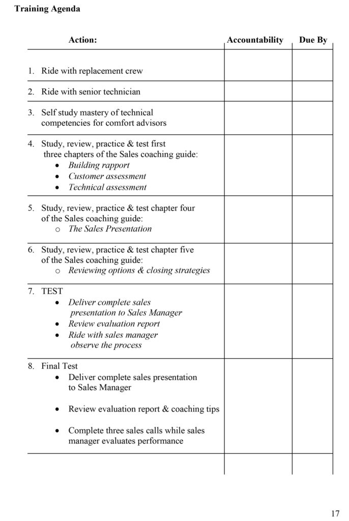 Implementation Action Plan | Business Strategy | HVAC Coaching Corner